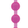 Фиолетовая анальная цепочка ORIENTAL JELLY BUTT BEADS 10.5 PURPLE - 26,7 см.