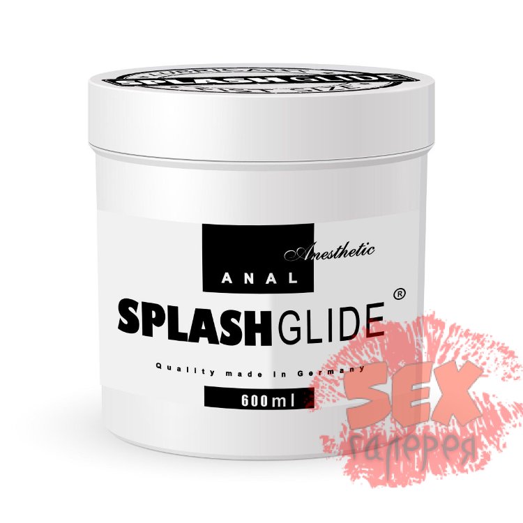 Анальный гель-лубрикант на водной основе SPLASHGLIDE ANAL ANESTHETIC FIST SIZE - 600 мл.