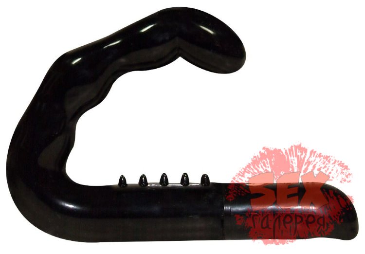 Чёрный стимулятор простаты Ebony Prostate Massager