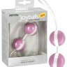 Нежно-розовые вагинальные шарики Joyballs Bicolored