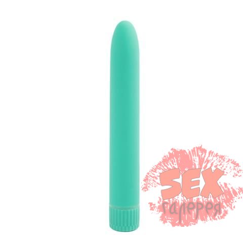 Мятный вибромассажер Climax Smooth 7  Vibe - 17,8 см.