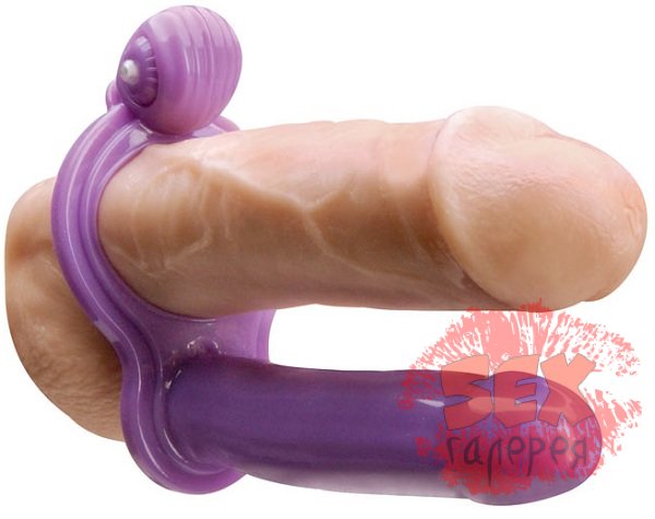 Насадка на пенис для двойного проникновения с вибрацией My First Double Penetrator