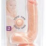 Фаллоимитатор-реалистик Adam s PleasureSkin Cock Light - 19,6 см.