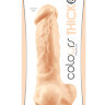 Большой фаллоимитатор Colours Pleasures Thick 8  Dildo - 23,8 см.