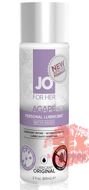 Лубрикант на водной основе для женщин JO AGAPE LUBRICANT ORIGINAL - 60 мл.