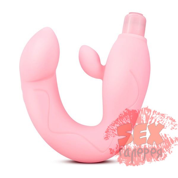 Розовый вибростимулятор G-точки LUXE GODESS PINK