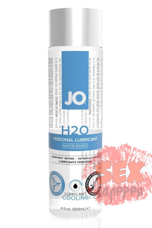 Охлаждающий лубрикант на водной основе JO Personal Lubricant H2O COOLING - 120 мл.