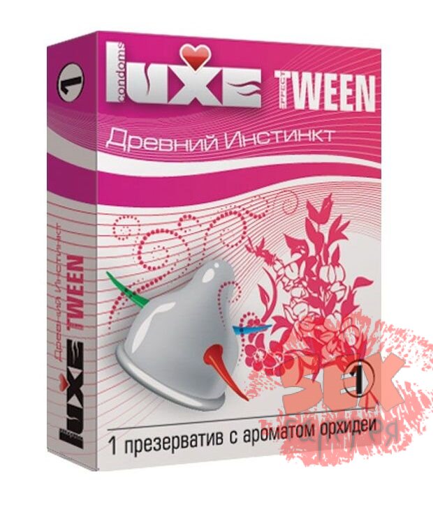 Презерватив Luxe Tween  Древний инстинкт  с ароматом орхидеи - 1 шт.