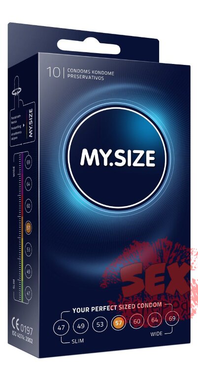 Презервативы MY.SIZE размер 57 - 10 шт.