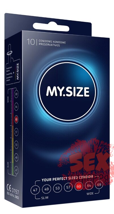 Презервативы MY.SIZE размер 60 - 10 шт.
