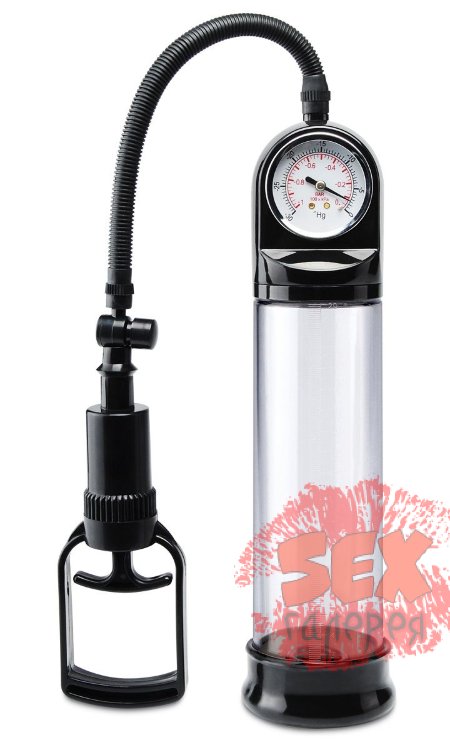 Мужская помпа Accu-Meter Power Pump с манометром
