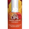 Лубрикант на водной основе с ароматом персика JO Flavored Peachy Lips - 120 мл.