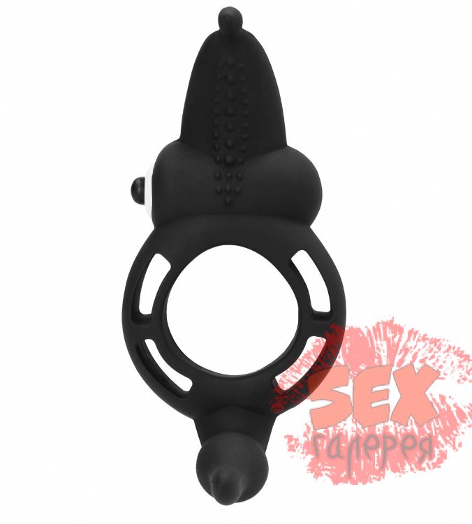 Чёрное эрекционное кольцо Superior Cock Ring