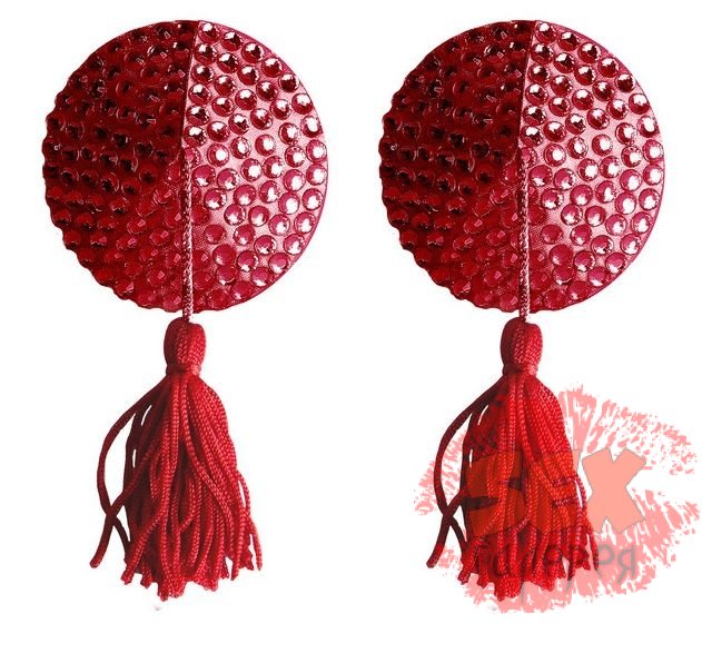 Красные круглые пестисы Nipple Tassels Round
