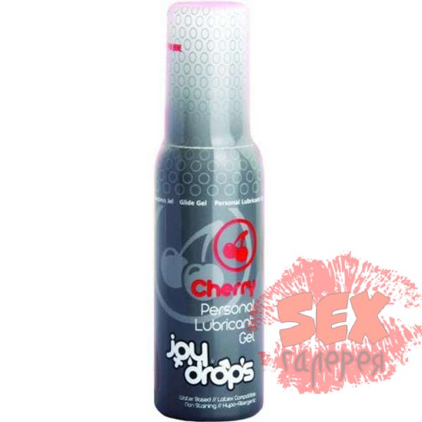 Смазка на водной основе со вкусом вишни JoyDrops Cherry - 100 мл.