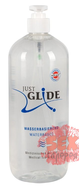 Гель-смазка на водной основе JUSTGLIDE - 1000 мл.