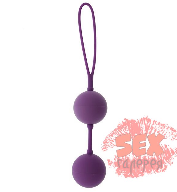 Фиолетовые вагинальные шарики GOOD VIBES THE PERFECT BALLS PURPLE