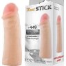 Реалистичный фаллос-насадка RealStick #449 - 15,5 см.