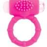 Розовое эрекционное виброкольцо A-toys