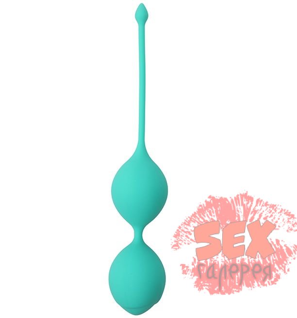 Зеленые вагинальные шарики SEE YOU IN BLOOM DUO BALLS 29MM