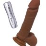 Вибратор-реалистик мулат TOYFA RealStick Elite Mulatto - 21 см.