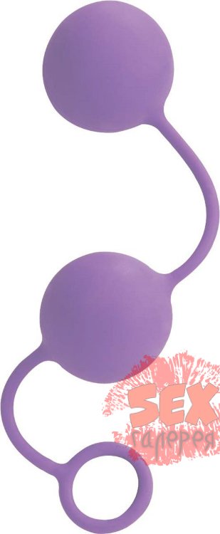 Фиолетовые вагинальные шарики Lia Love Balls