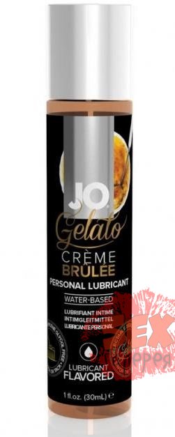 Лубрикант с ароматом крем-брюле JO GELATO CREME BRULEE - 30 мл.