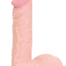 Телесный фаллоимитатор на присоске NATURAL SEDUCER 6 FLESH DONG - 15,2 см.