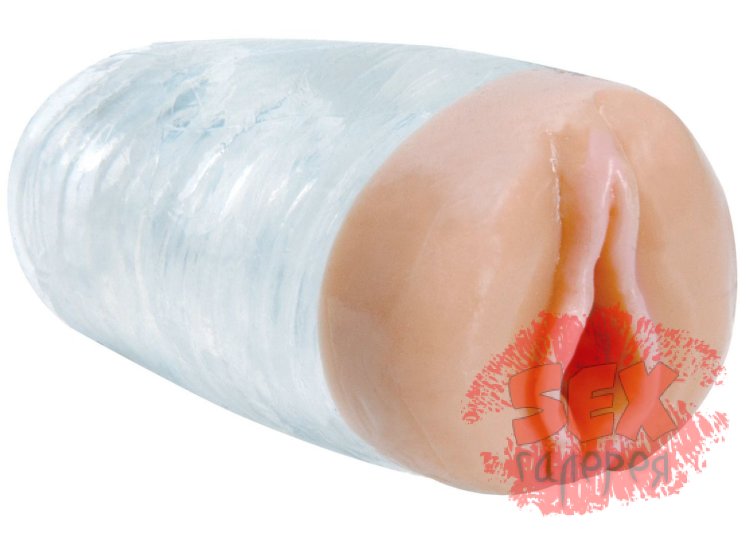 Прозрачная вагина  CyberSkin Ice Action-View Pussy Stroker