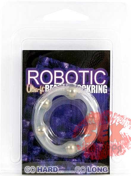 Эрекционное кольцо Robotic Beaded Cockring
