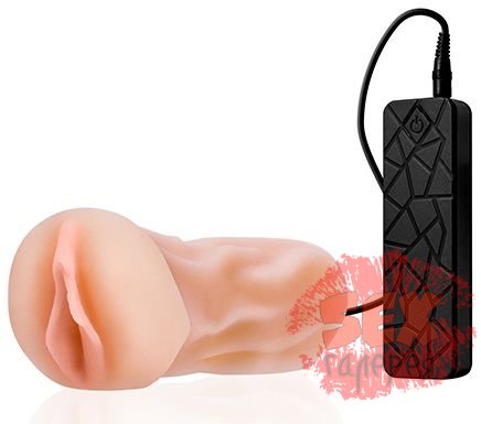 Мастурбатор-вагина с вибрацией REALSTUFF VIBRATING MASTURBATOR PUSSY
