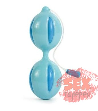 Голубые вагинальные шарики Climax V-Ball Blue Vagina Balls