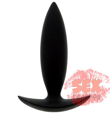 Чёрная мини-пробка для анальной стимуляции BOOTYFUL ANAL PLUG XTRA SMALL BLACK - 9 см.