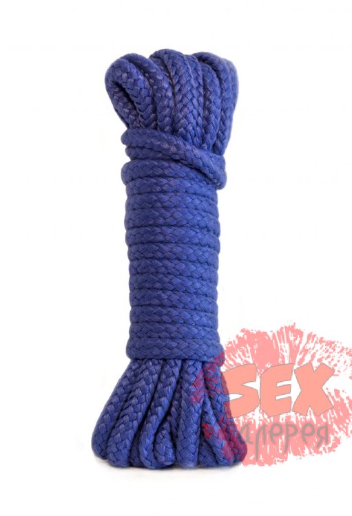 Синяя веревка Bondage Collection Blue - 9 м.