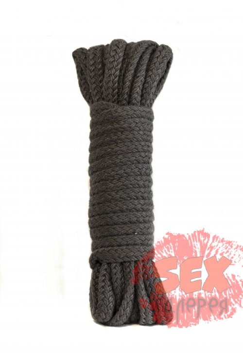 Серая веревка Bondage Collection Grey - 9 м.