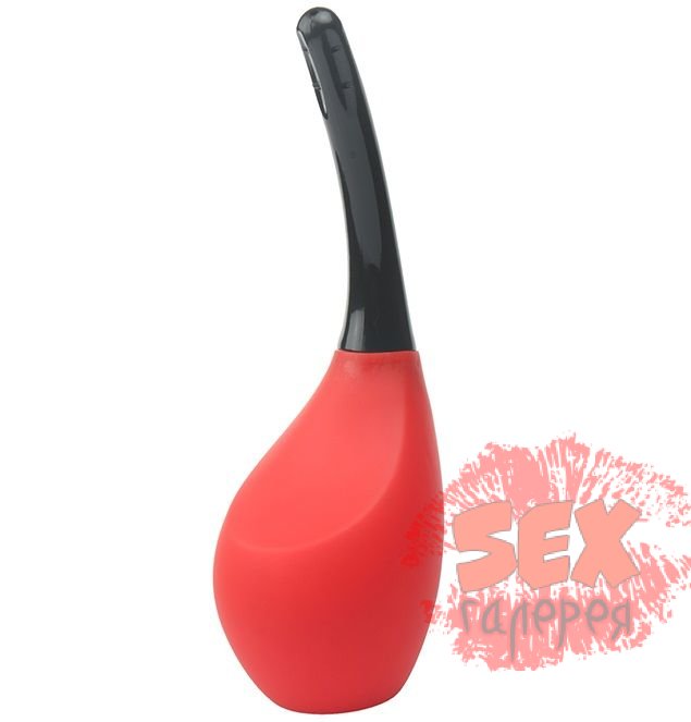 Анальный душ MENZSTUFF 310ML ANAL DOUCHE RED/BLACK