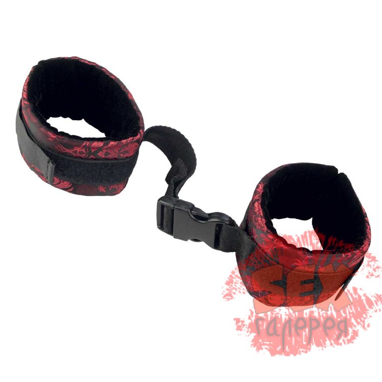 Атласные оковы на ноги Scandal Control Cuffs