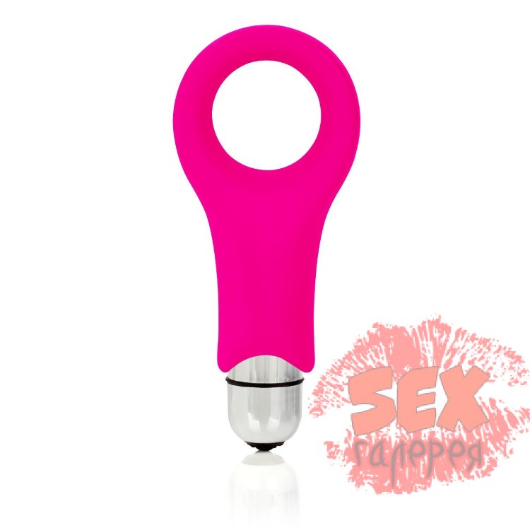 Розовое виброкольцо Embrace Couples Ring