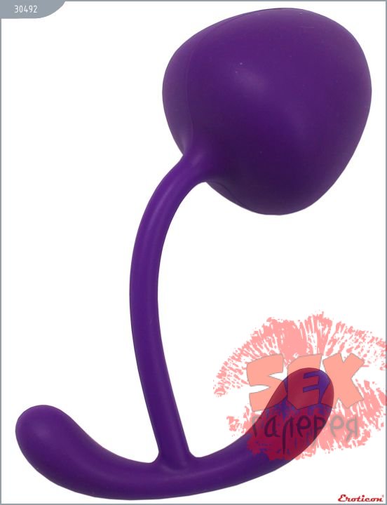 Фиолетовый вагинальный шарик Sweet Apple