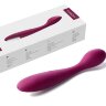 Фиолетовый клиторальный вибратор Keri Violet - 17 см.