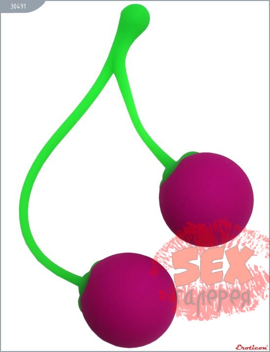 Вагинальные шарики Sweet Cherry со смещенным центром тяжести