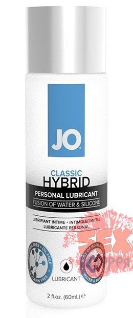 Водно-силиконовый лубрикант JO CLASSIC HYBRID - 60 мл.