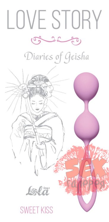 Розовые вагинальные шарики Diaries of a Geisha