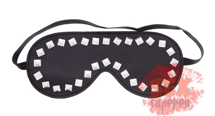 Маска из полиуретана Studded Eye Mask с квадропуклями