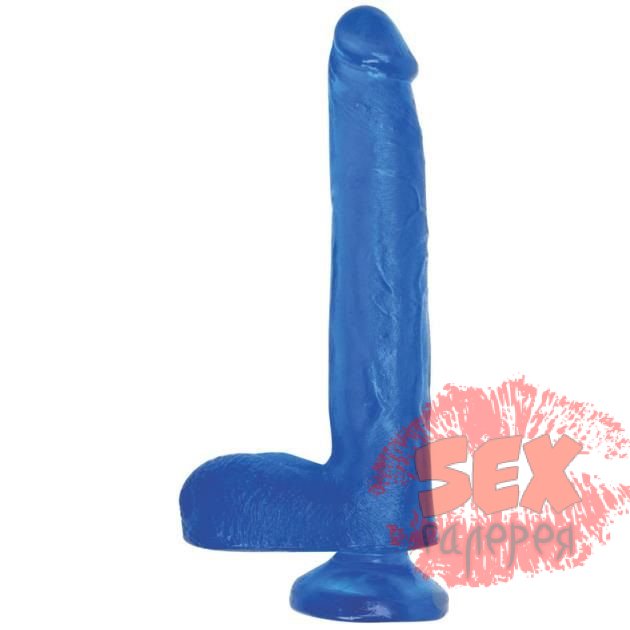 Гелевый фаллоимитатор на присоске TLC Carmens Fun Cock  - 21,5 см.