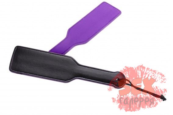 Чёрно-фиолетовый двусторонний пэддл Reversible Paddle - 32 см.