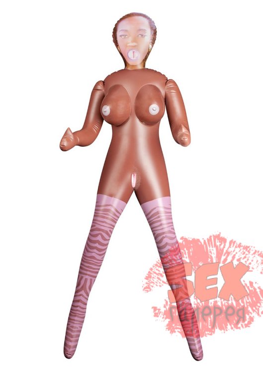 Надувная темнокожая кукла INFLATABLE SCARLET CONSTANCE