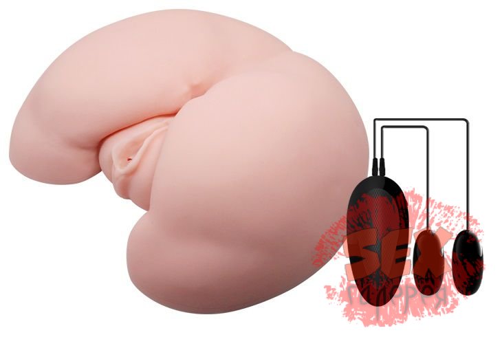 Вагина и анус с вибрацией CrazyBull Vagina and Anal