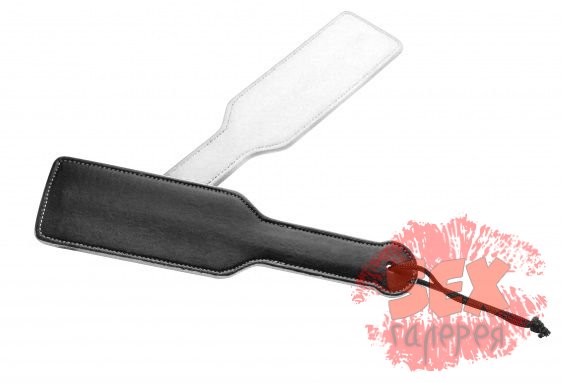 Чёрно-белый двусторонний пэддл Reversible Paddle - 32 см.