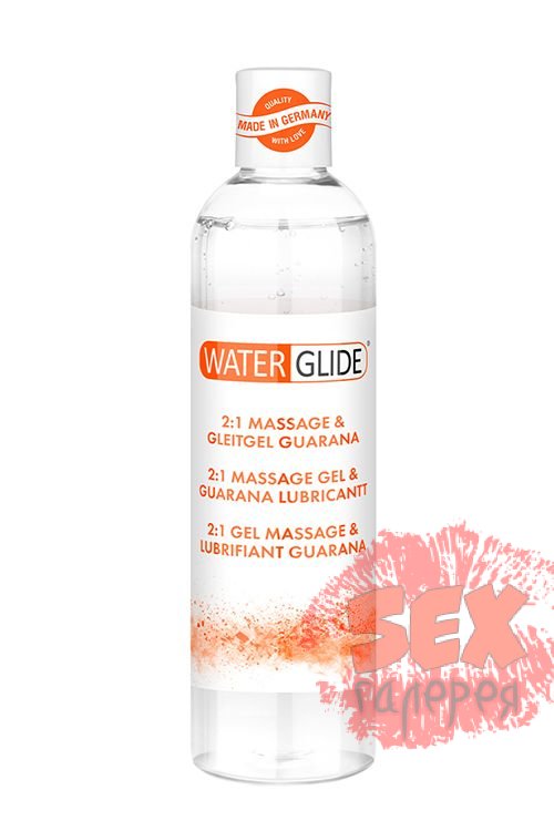 Гель-смазка 2-в-1 MASSAGE   LUBRICANT GUARANA - 300 мл.